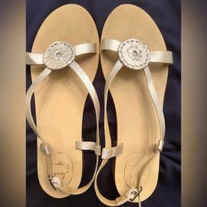 Jack Rogers Mollie sling back gold size 8.5